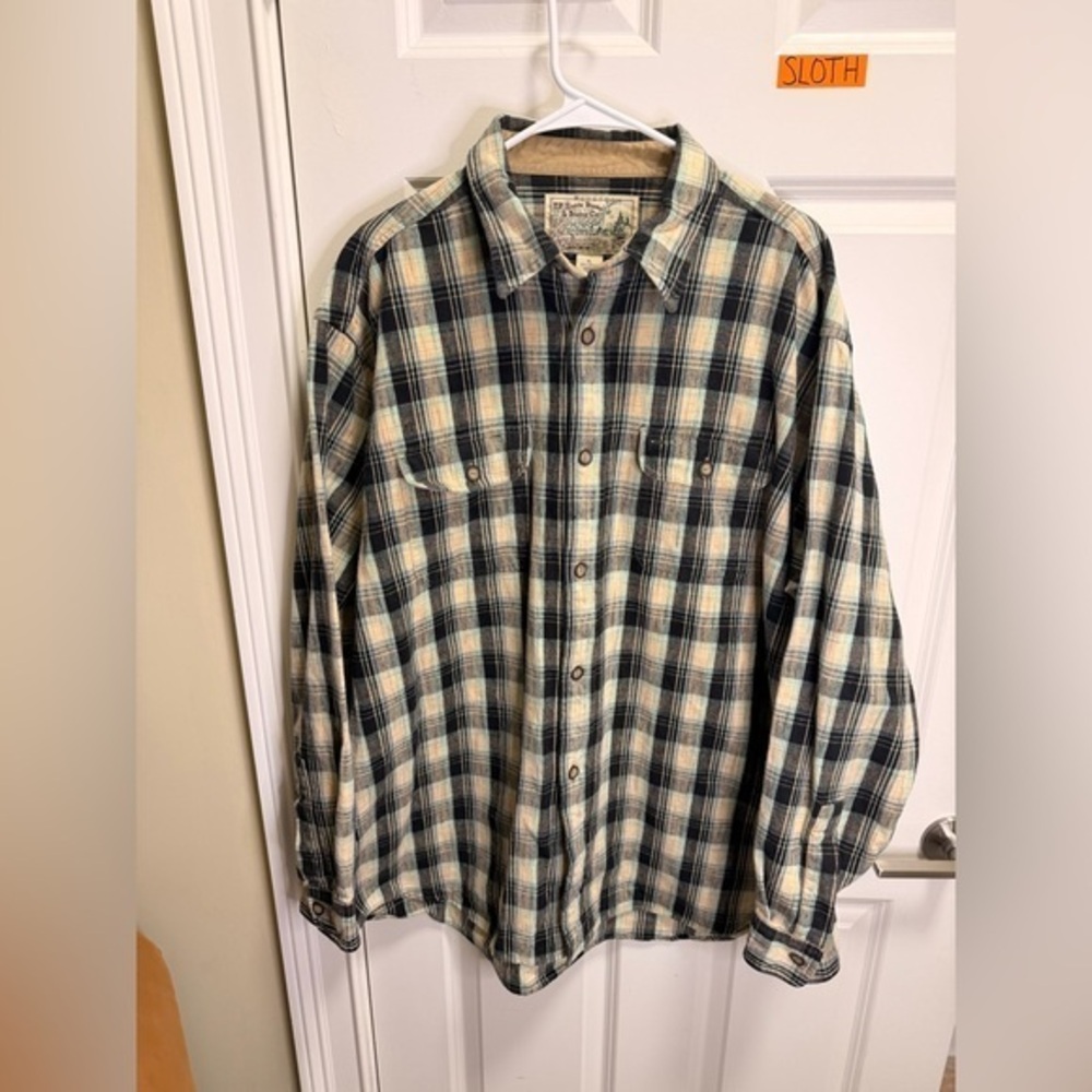 Mens T.P. Saddle Blanket & Trading Co Flannel Button Down Shirt